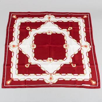 Cartier, a silk scarf.