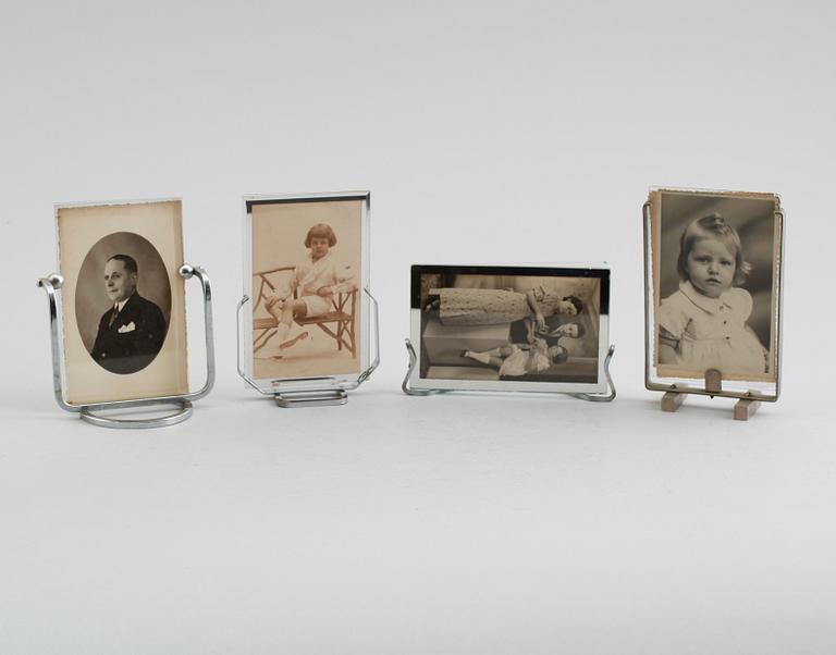 FOTOGRAFIRAMAR, 4 st, art déco, 1900-talets första hälft.