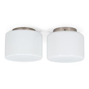 Paavo Tynell, a pair of 1930s '2028' ceiling lights for Taito.