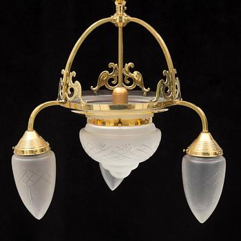 A first half of the 20th century ceiling light.