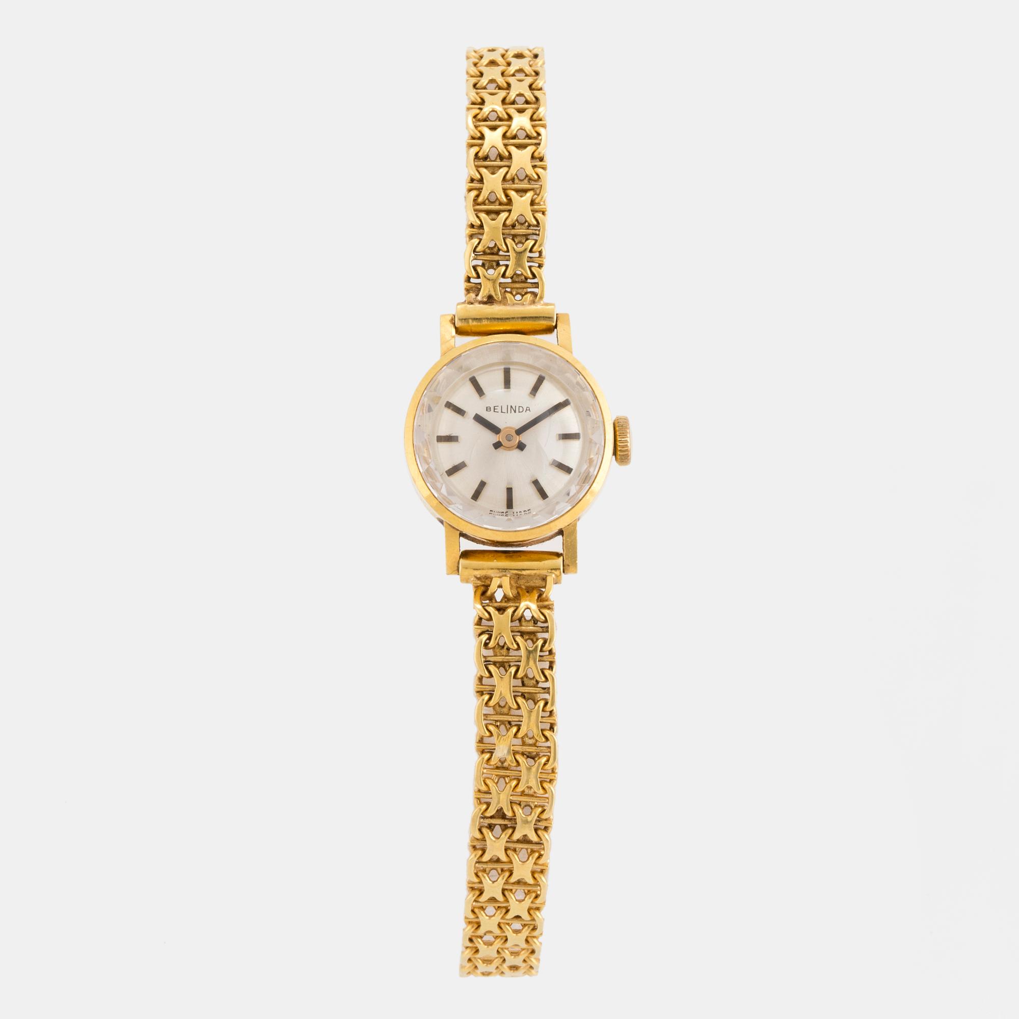 Ladies watch, Belinda, 18K gold.