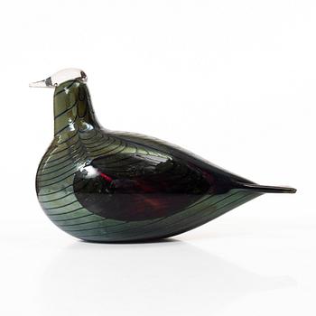 Oiva Toikka, a Finnish glas sculpture of a bird, Nuutajärvi, Notsjö.