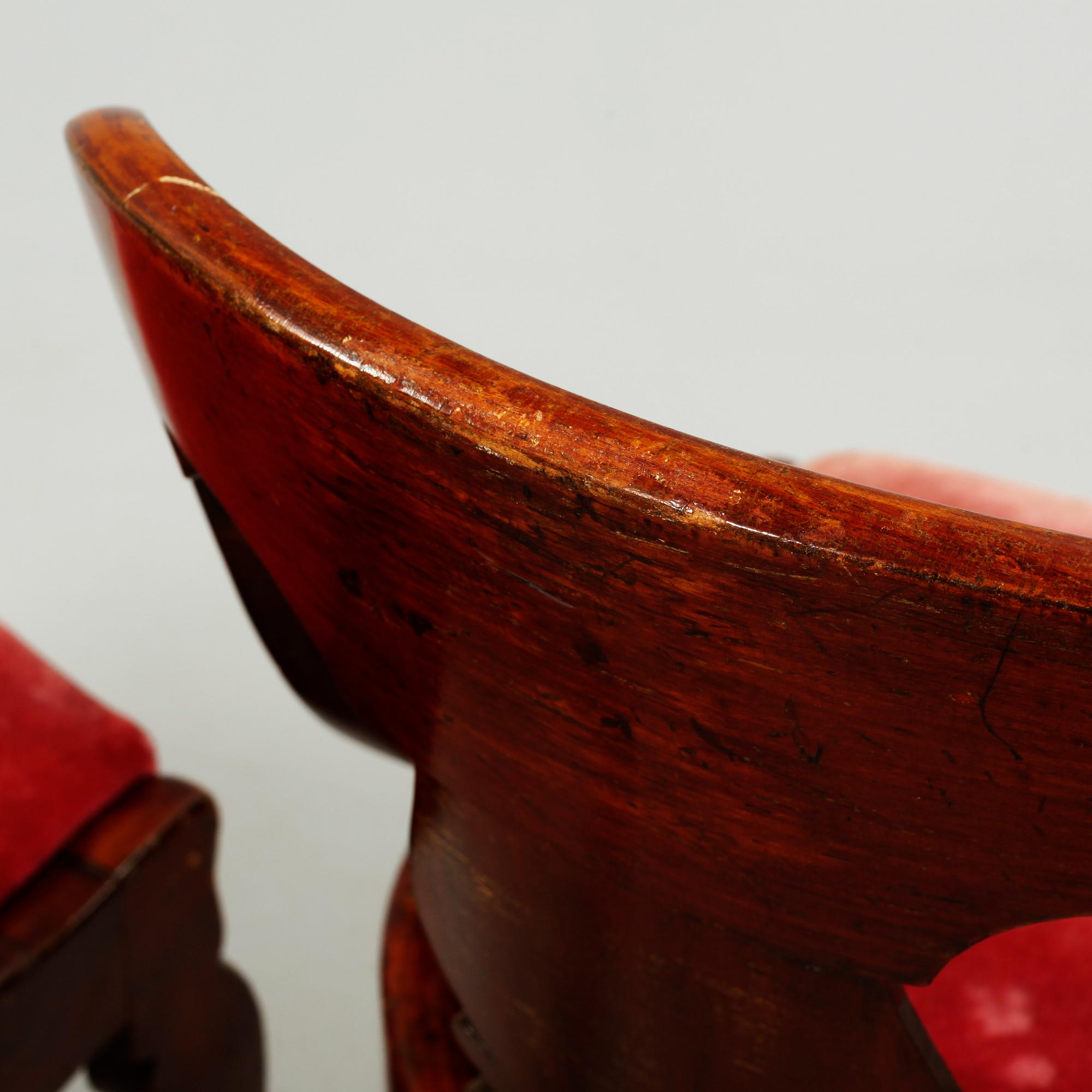 STOLAR, 4 st, s k Göteborgsstolar, 1800-tal.