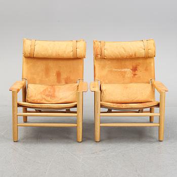 Kenneth Bergenblad, a par of 'Dormi' lounge chairs for Dux, deisgned 1979.