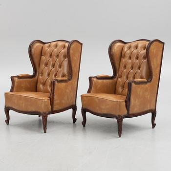 A pair of armchairs, second half of the 20th century.