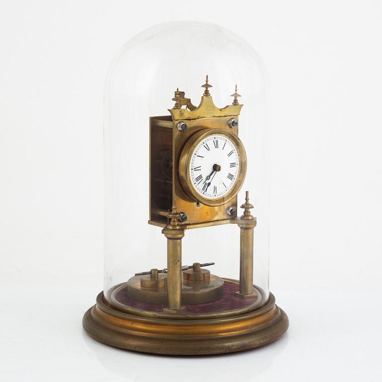 A mantel clock, circa 1900.