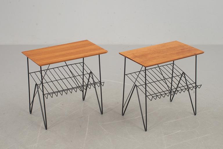 SÄNGBORD, ett par, stringmodell.