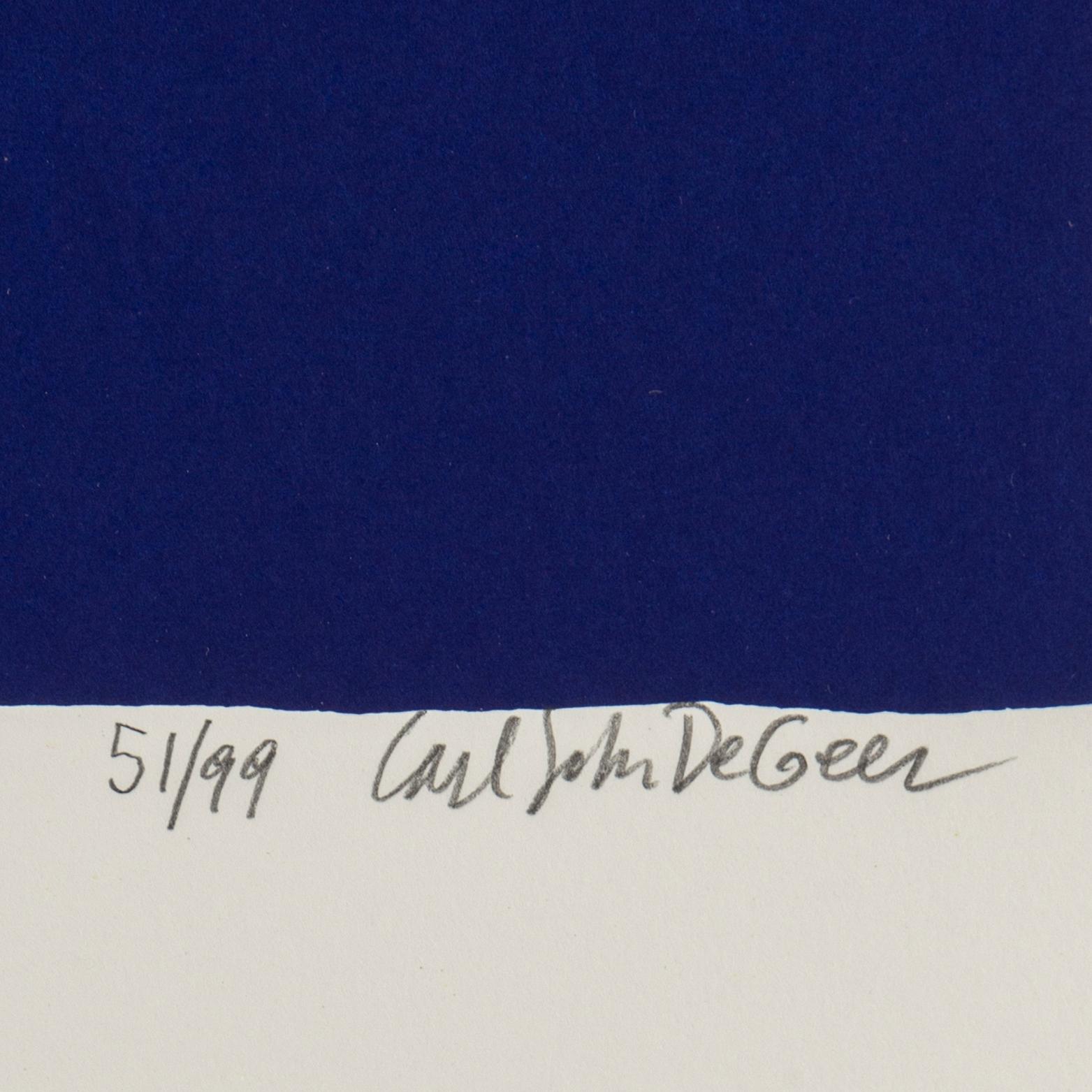 CARL JOHAN DE GEER, silk screen, signed Carl Johan De Geer and numbered 51/99 in pencil.