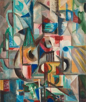 Jules Schyl, Cubistic still life.