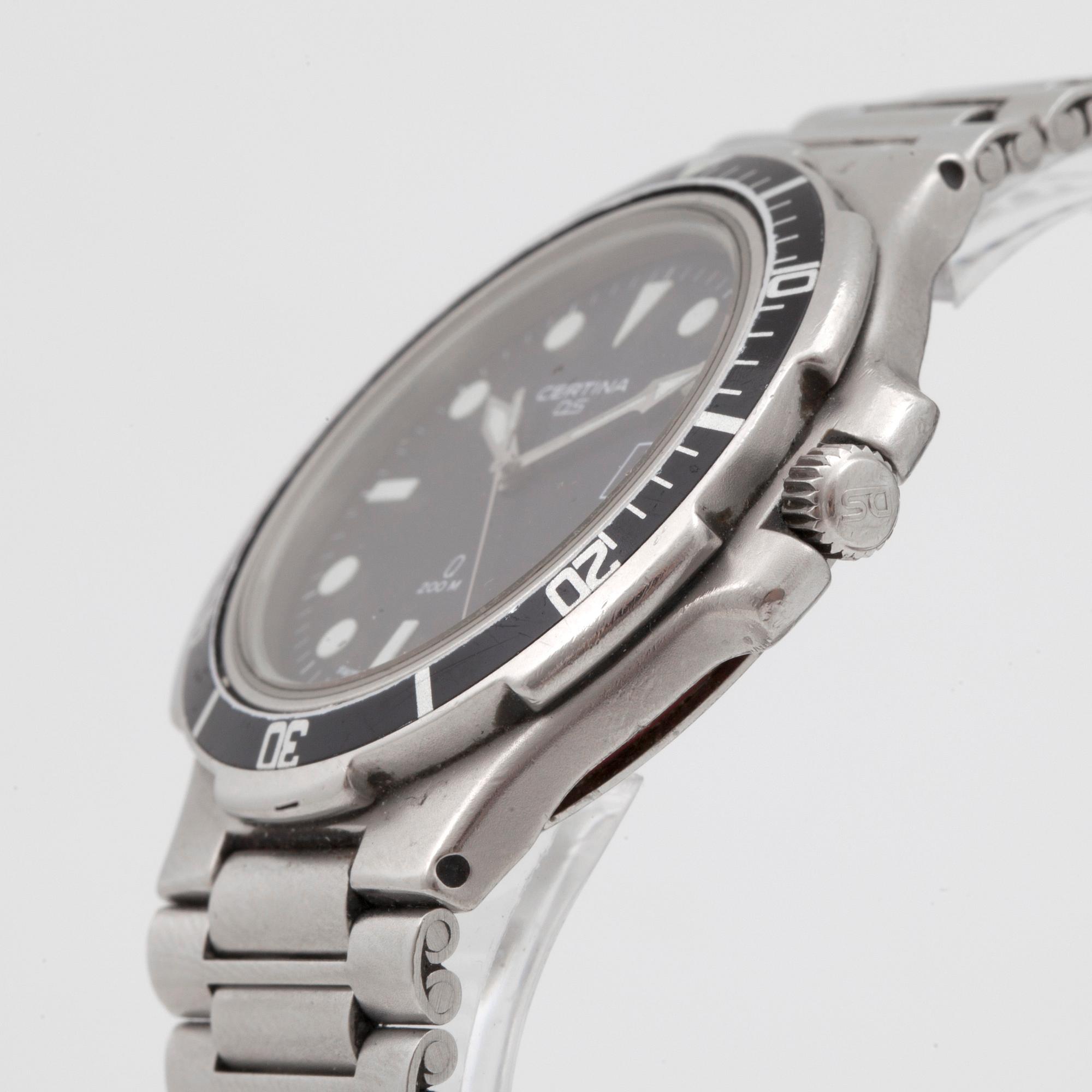 CERTINA, DS, Q 200 M, wristwatch, 36,5 mm,