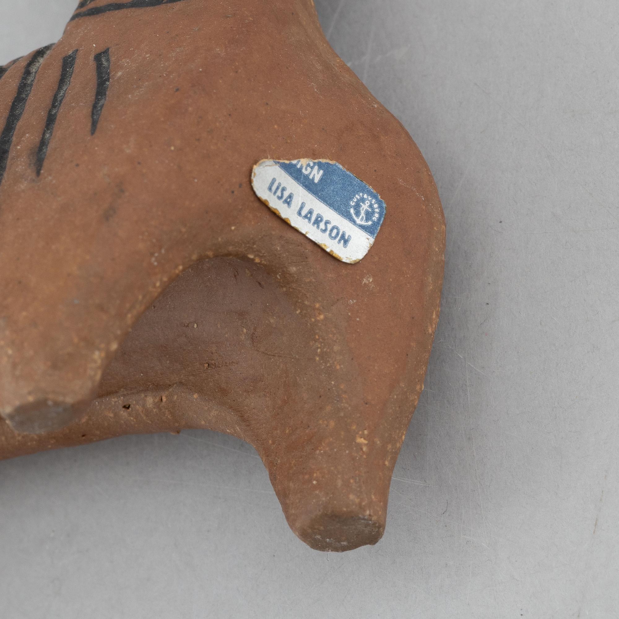 Lisa Larson, figuriner, 2 st, bl.a. "Liten katt", specialutgåva, Gustavsberg.