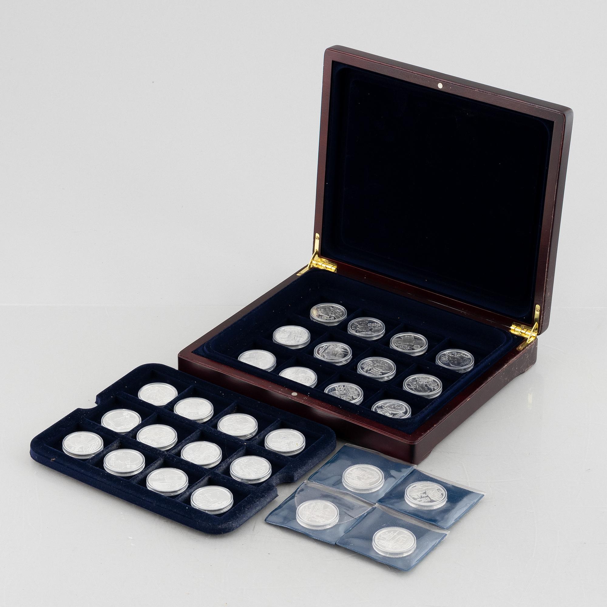 28 silver medals, 'Regents of Sweden'.