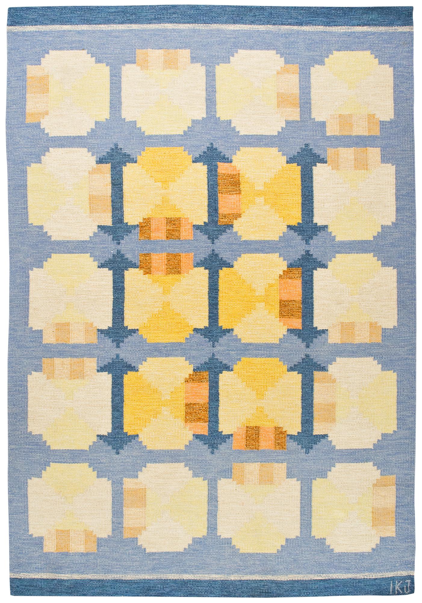 MATTA. Rölakan. 286,5 x 196 cm. Signerad IKJ. Sverige omkring 1900-talets mitt - andra hälft.