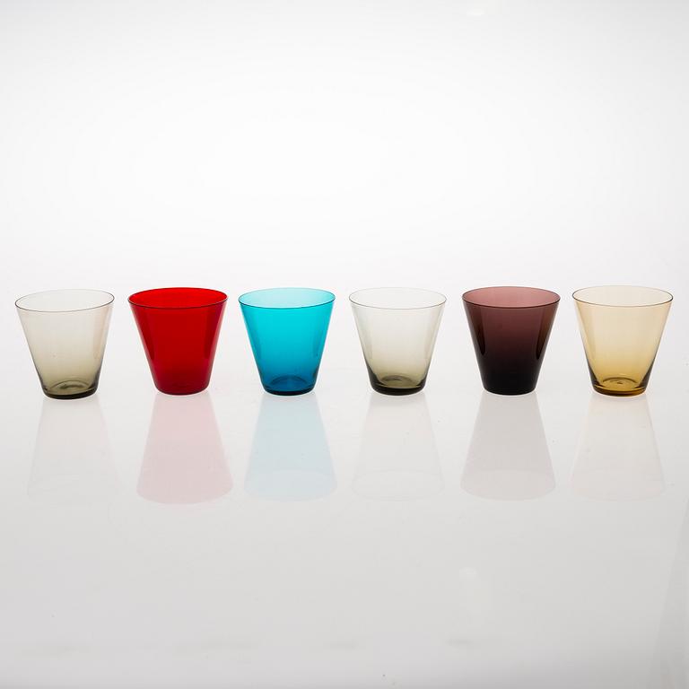 KAJ FRANCK, A set of 11 mid-20th century 'Kartio' 2744 drinkin glasses, Nuutajärvi Notsjö.