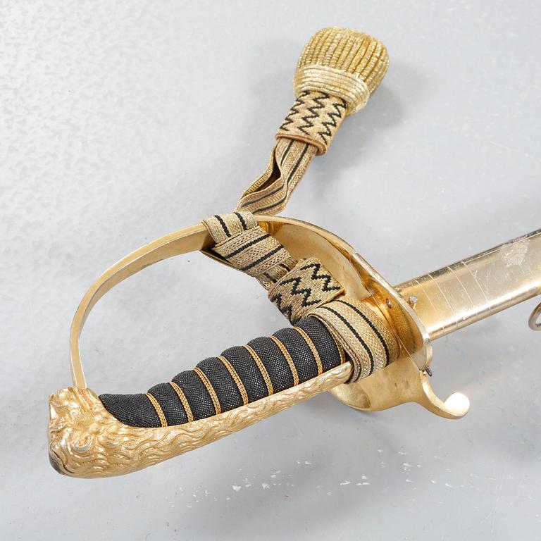 A sabre for the swedish navy, m/1878-1915.