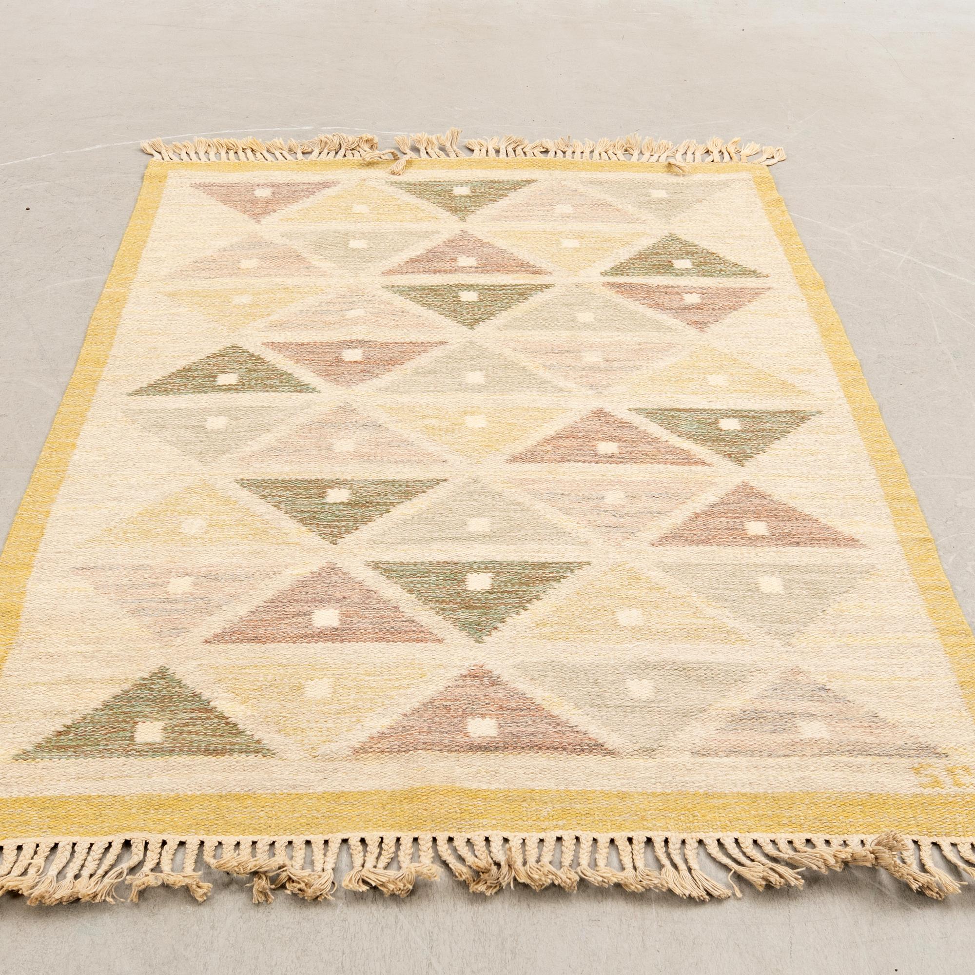 Sigvard Bernadotte, rölakan signerad SB ca 190x136 cm.