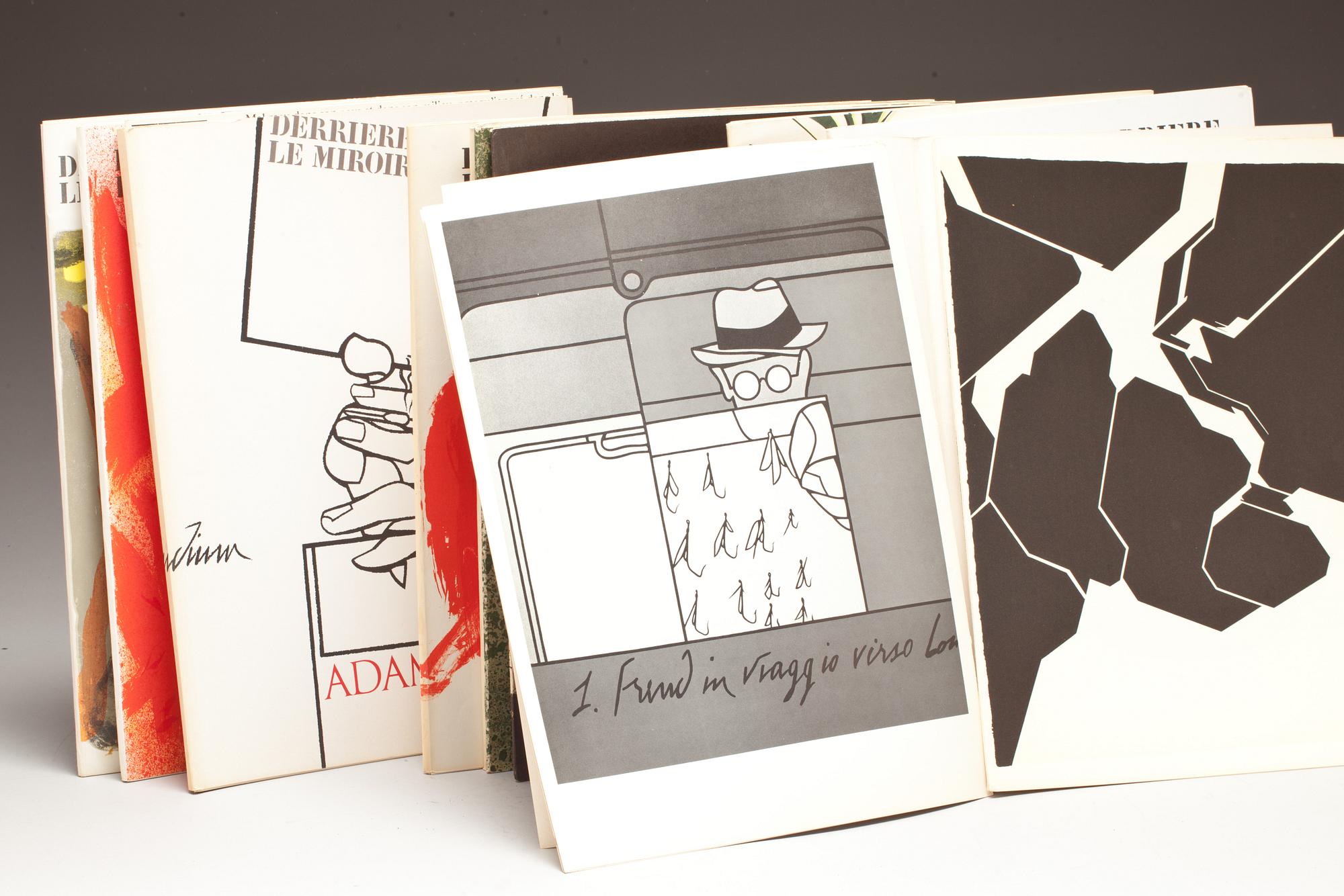 TIDSKRIFTER, "Derriere le miroir", 10 st, årgång 1974 och 1975.