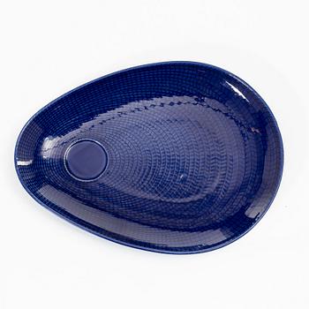 Hertha Bengtson, service, 13 pieces of stoneware. "Blue Fire", Rörstrand.