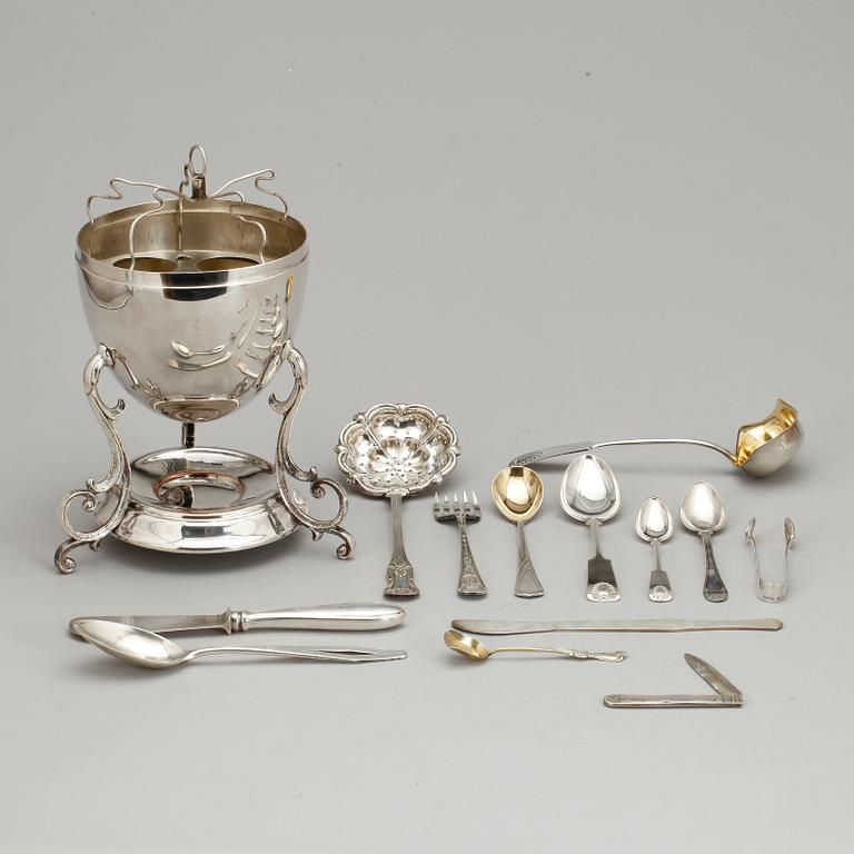 PARTI SILVER, 44 delar. Totalvikt ca 1270g.