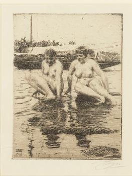 Anders Zorn, "Mina modeller" (My models).