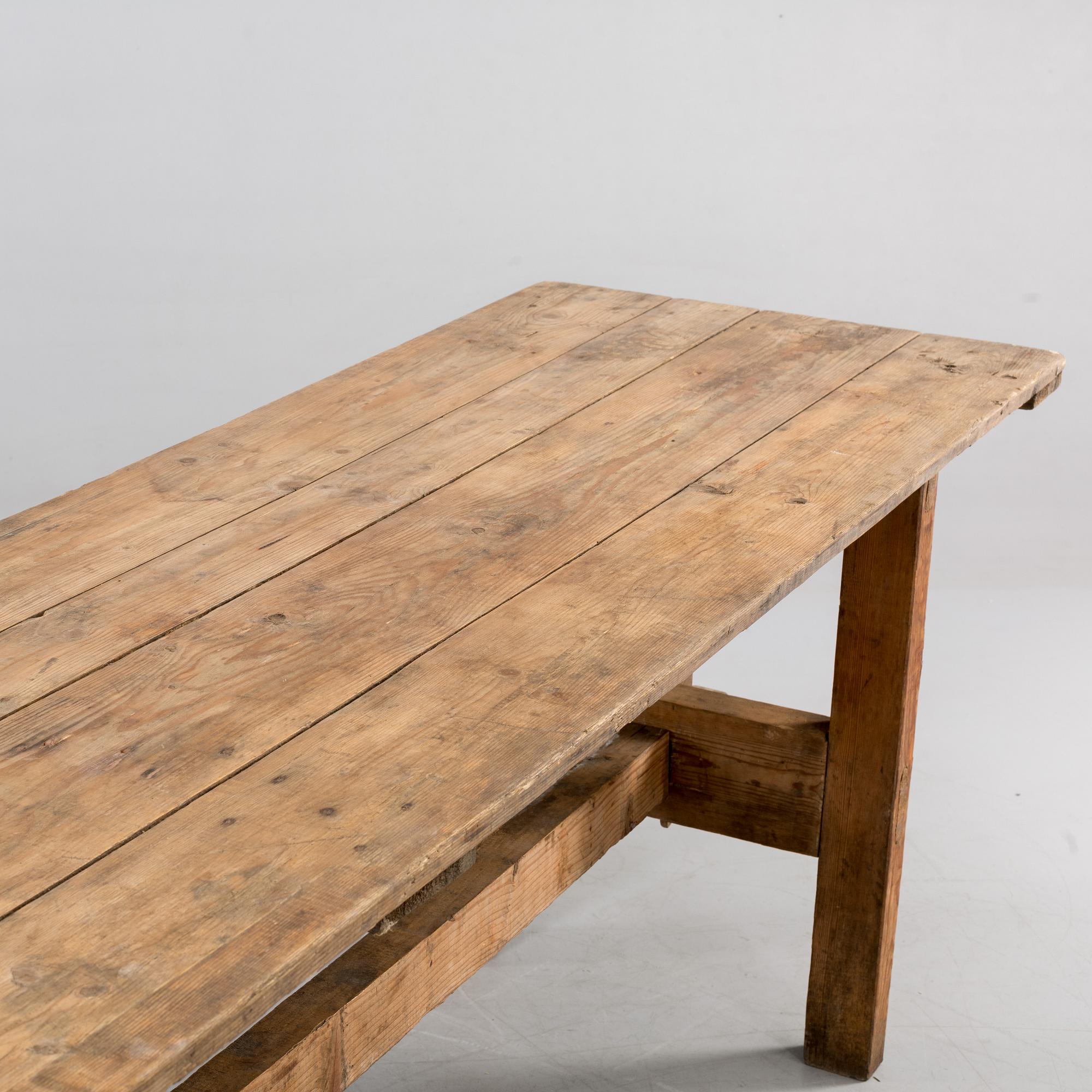 LÅNGBORD, allmoge, 1800/1900-tal.
