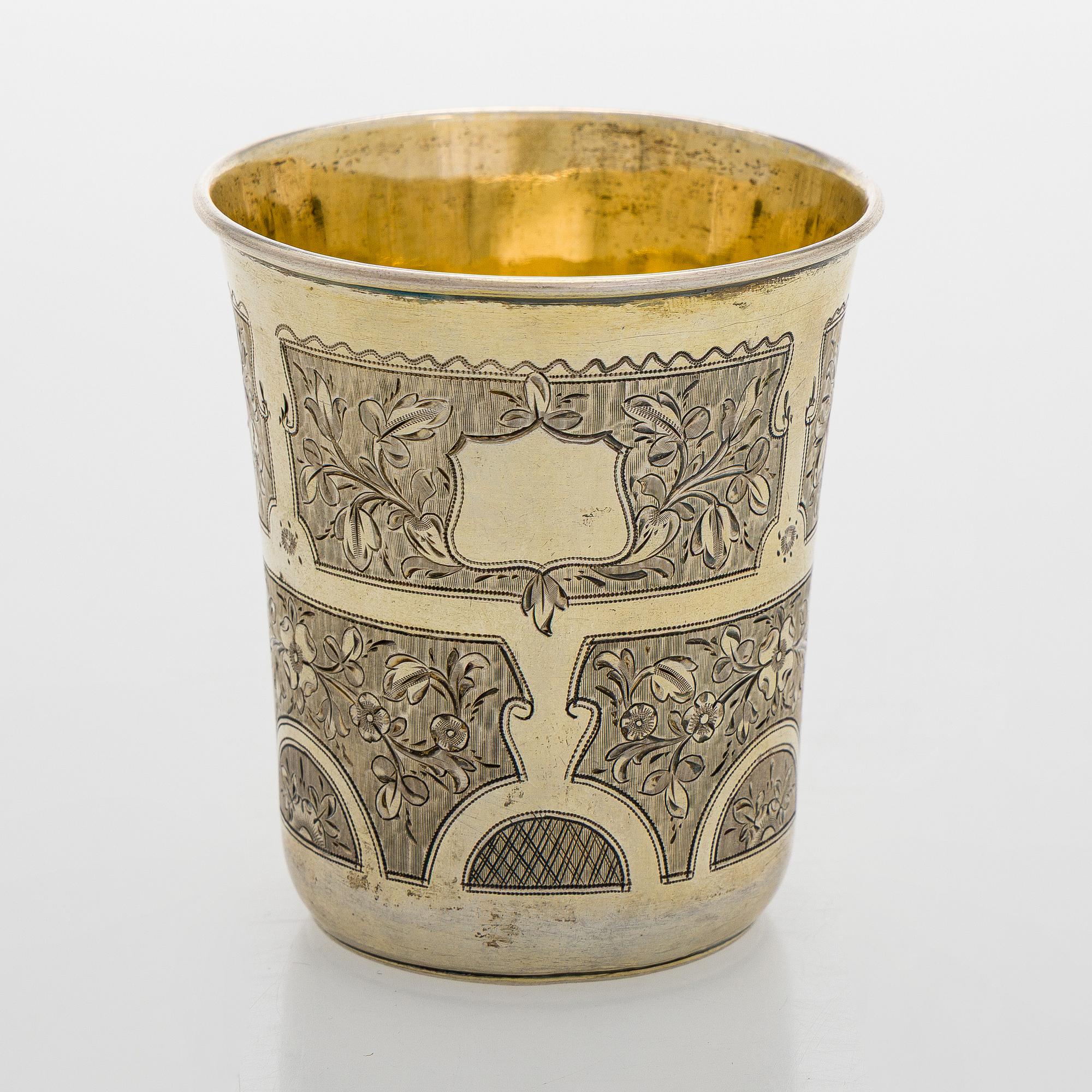 Fjodor Ivanov, pikari, hopeaa, osittain kullattu, Moskova 1881.