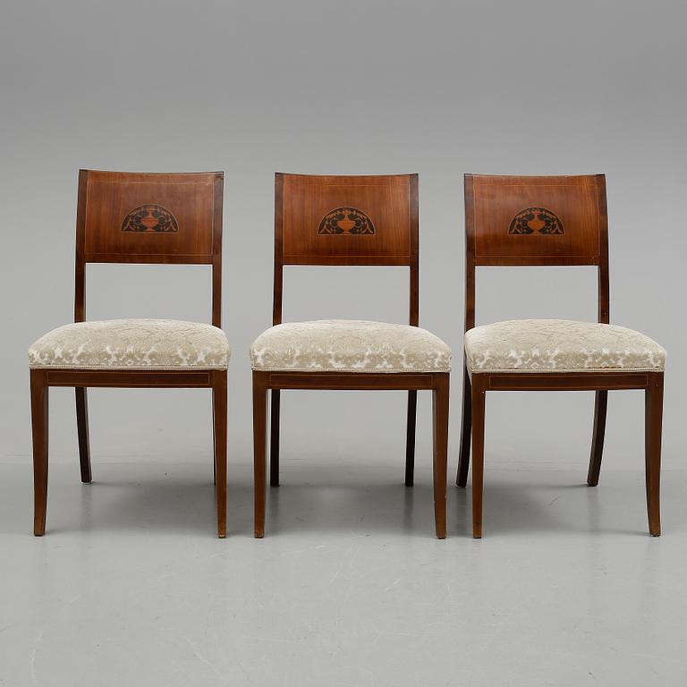 STOLAR 3 st. Empirestil, 1900-talets början.