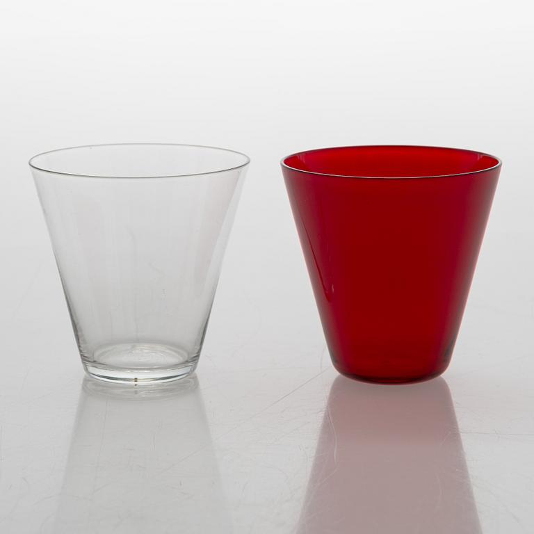 Kaj Franck, karaff och glas, 17 st. Notsjö 1900-talets mitt.