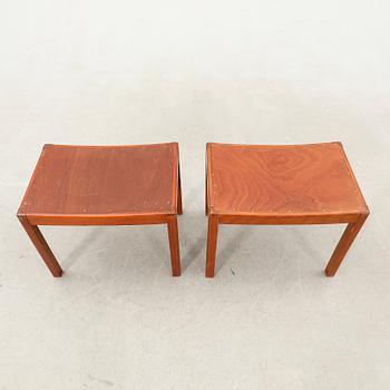 A pair of 1950s stools, Denmark.