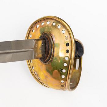 A Swedish cavalry sabre 1893 pattern, with scabbard.