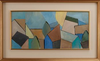 KALEVI PYYKÖNEN, gouache på papper, signerad och daterad 82.