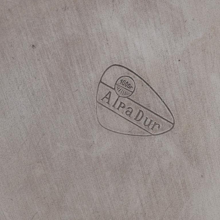 A silverplated champagnecooler, 20th century.