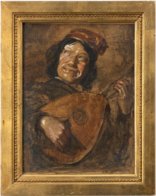 Ernst Josephson, "Narren" (Sketch copy after the oil painting by Judith Leyster in the Rijksmuseum in Amsterdam).