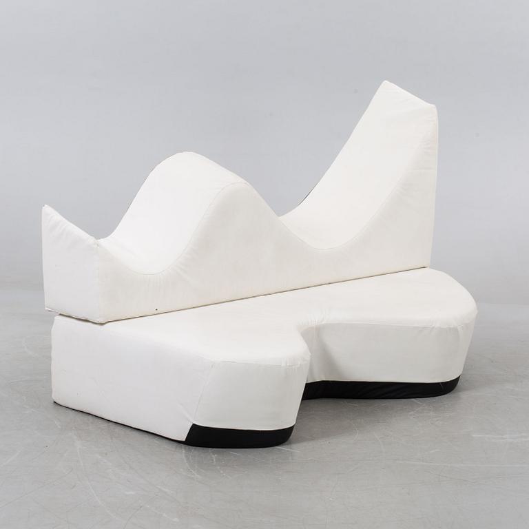 SOFA, sculptural, 2 parts. 1970s.