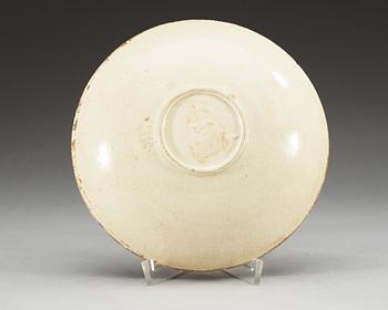 A white glazed dish, Song dynasty (960-1279).