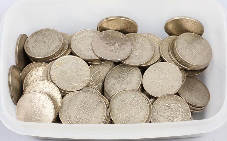 MYNT, 140 st, silver, 1880-1968. 1200 gram.