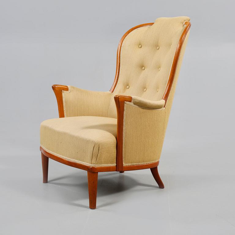 FÅTÖLJ, "Advokaten", Carl Malmsten, Bodafors, 1964.