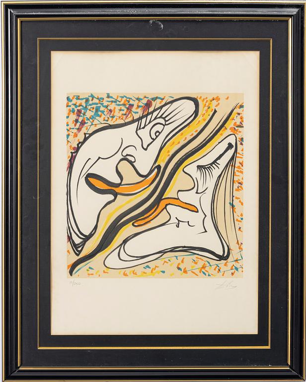 Salvador Dalí, 'Amplesso Allocinogeno (Hallucinogenic Emrace)', from 'Les Vitraux' (24 Temi dal Surrealissimo).
