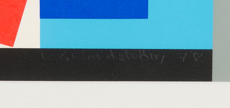 Lars-Gunnar Nordström, 'Composition in blue'.