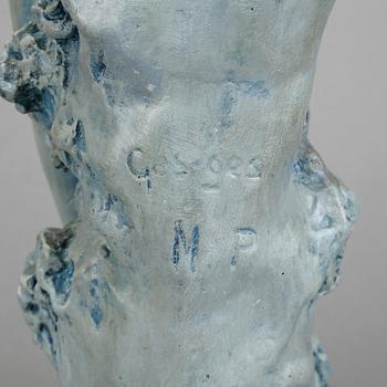 SKULPTUR, gips. Art noveau, 1900-talets början. Signerad.