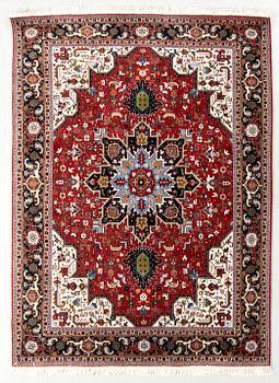 Carpet, Tabriz, approx. 201 x 146 cm.