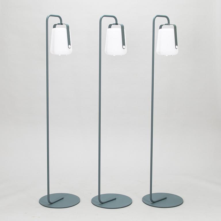 Tristan Lohner, Three 2018 'Balad' lamps and Balad lamp 'upright stand' for Fermob.