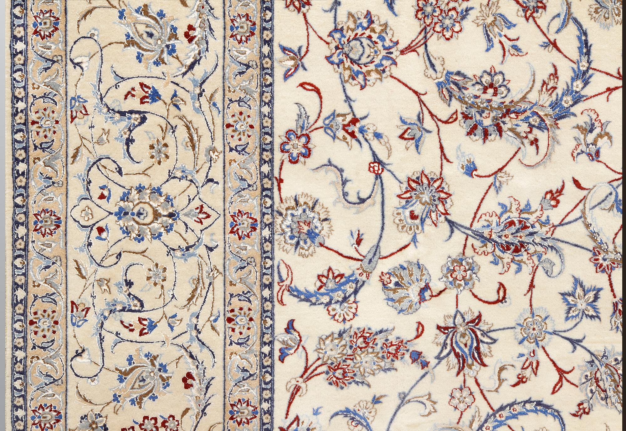 Matta, Nain, part silk, sk 4 LAA, 360 x 252 cm.