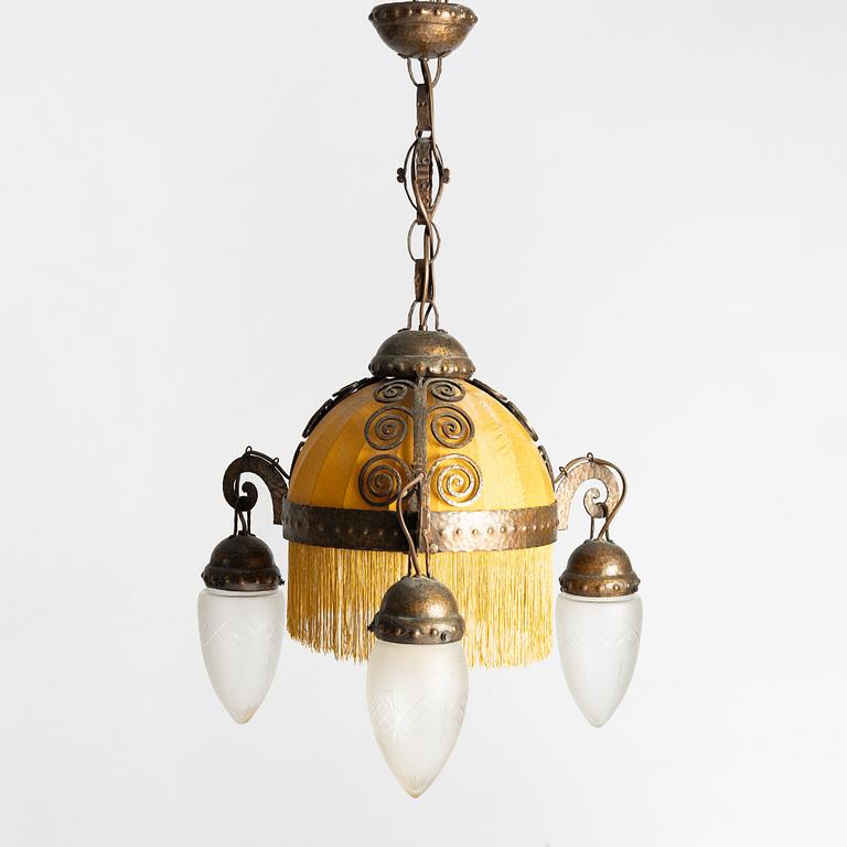 Taklampa, jugend, tidigt 1900-tal.