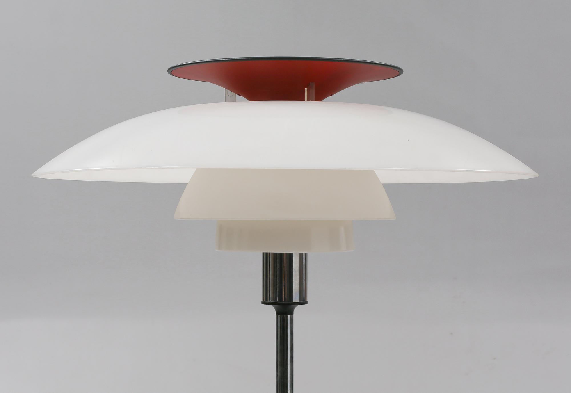 GOLVLAMPA, "PH-80", Poul Henningsen för Louis Poulsen, 1900-talets andra hälft.