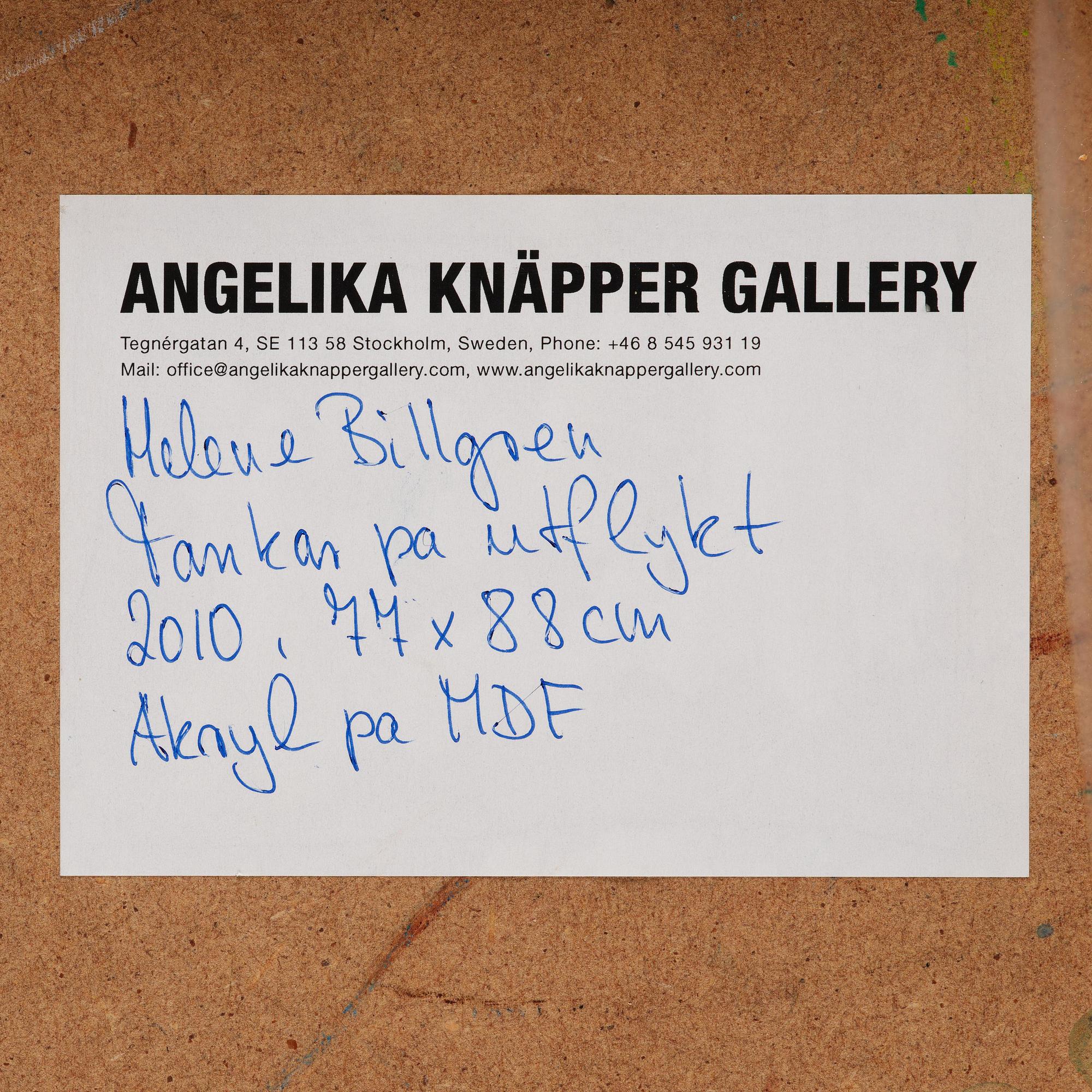 Helene Billgren, "Tankar på utflykt".