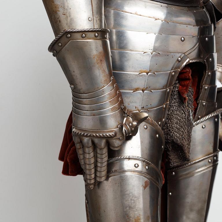 A German metal armour, composite, mid 1500's and later.