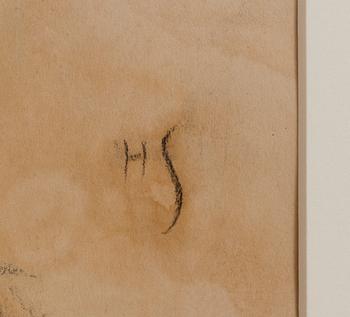 HELENE SCHJERFBECK, DANSANDE MARTTA, HUVUD STUDIE.
