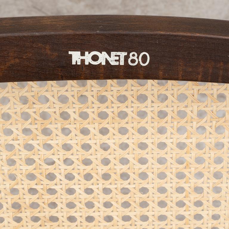 Thonet, chairs 4+2 pcs, 1980s.