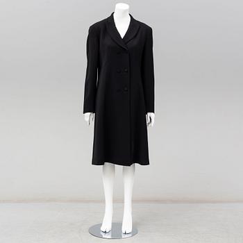 ARMANI, a wool coat, Italian size 48.